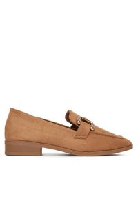 Loafersy DeeZee. Kolor: brązowy #1