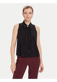 Rinascimento Bluzka CFC0125089003 Czarny Regular Fit. Kolor: czarny. Materiał: syntetyk