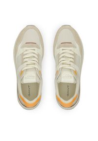 GANT - Gant Sneakersy Jeuton Sneaker 28633493 Beżowy. Kolor: beżowy. Materiał: skóra, zamsz