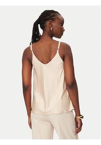 Rinascimento Top CFC0127685003 Beżowy Regular Fit. Kolor: beżowy. Materiał: syntetyk #2