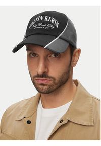 Calvin Klein Czapka z daszkiem Two Tone Seasonal Graphic Cap LV04D5088G Czarny. Kolor: czarny. Materiał: bawełna #2