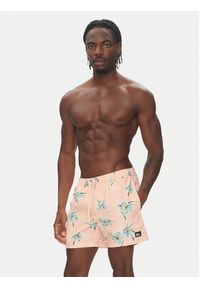 Quiksilver Szorty kąpielowe Everyday Straight Volley 15 EQYJV04121 Pomarańczowy Regular Fit. Kolor: pomarańczowy. Materiał: syntetyk #3