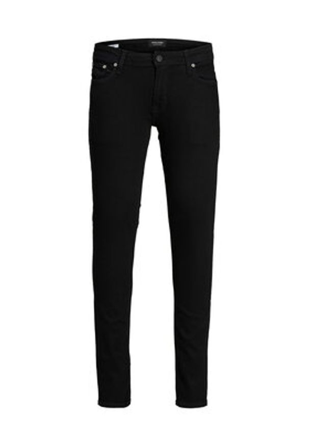 Jack & Jones Jeansy Liam 12109952 Czarny Skinny Fit. Kolor: czarny