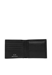 Armani Exchange Portfel XM000167 AF12702 UC001 Czarny. Kolor: czarny. Materiał: skóra #2