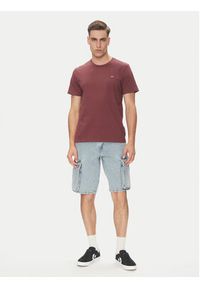 Levi's® T-Shirt Original 56605-0199 Bordowy Standard Fit. Kolor: czerwony. Materiał: bawełna #3