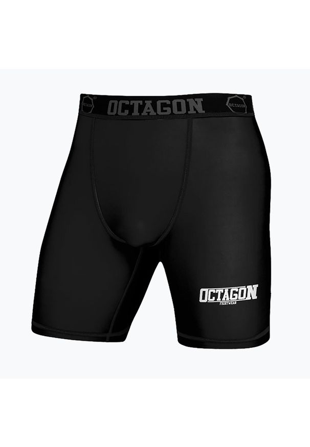 OCTAGON - Spodenki kompresyjne męskie Octagon Fight Wear. Kolor: czarny
