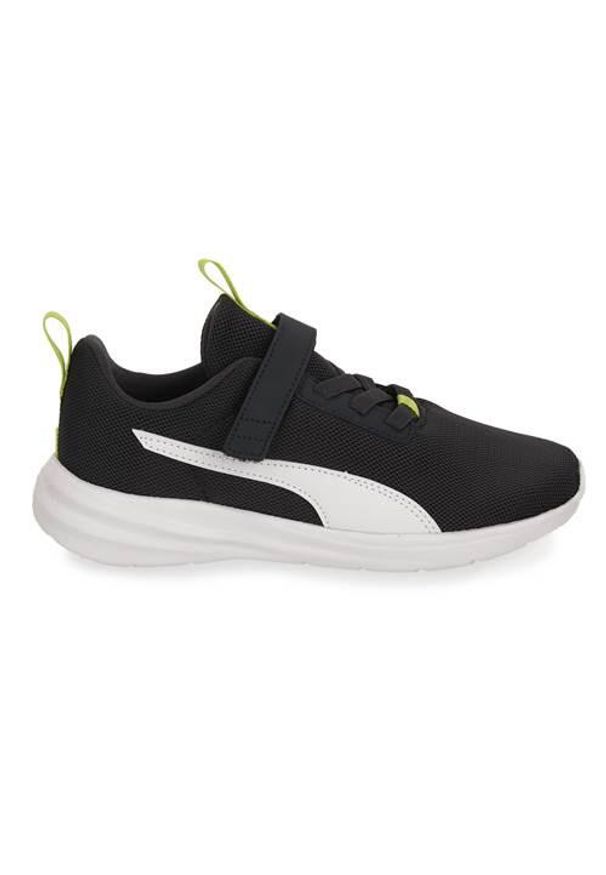 Buty do biegania dla dzieci Puma 14 Rickie Runner. Zapięcie: rzepy. Kolor: wielokolorowy, czarny. Materiał: materiał, syntetyk, tkanina. Szerokość cholewki: normalna