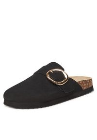 DeeZee Klapki T0613-61 Czarny. Kolor: czarny. Materiał: materiał #4