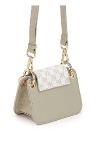 Kazar - Biało-szara torebka damska. Kolor: biały. Wzór: aplikacja. Materiał: skórzane. Styl: elegancki #7