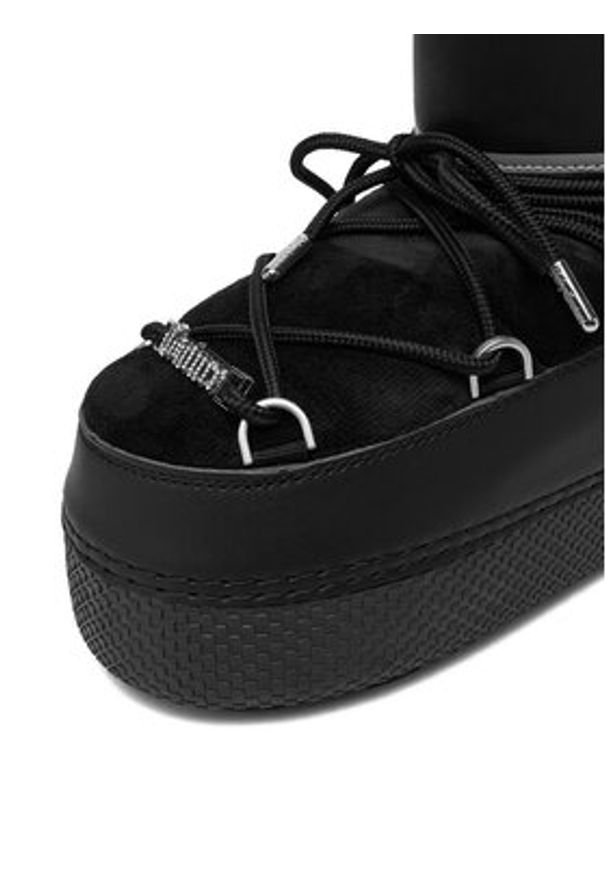 Juicy Couture Śniegowce EO-HXH22195-1 Czarny. Kolor: czarny. Materiał: materiał