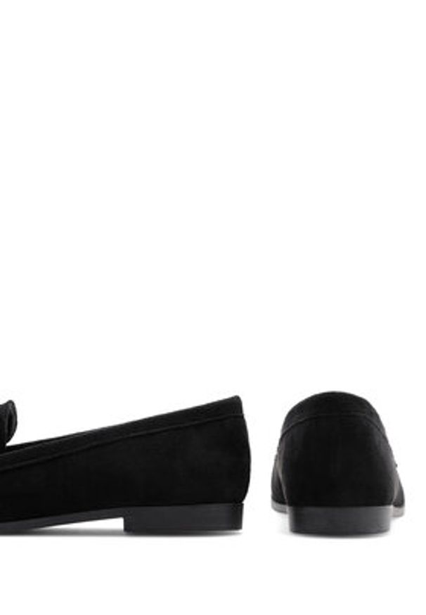 DeeZee Mokasyny WS270205-01 Czarny. Kolor: czarny. Materiał: materiał
