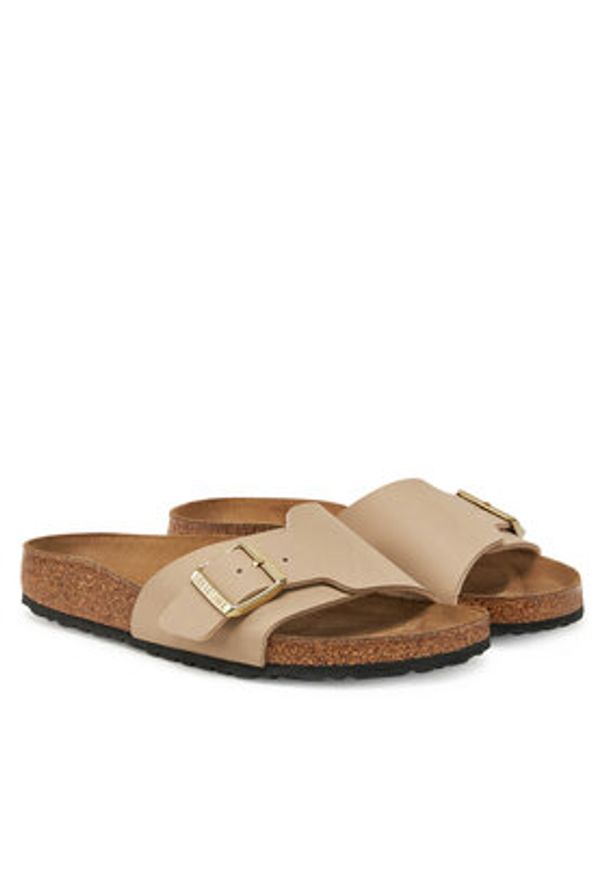 Birkenstock Klapki Catalina 1029245 Beżowy. Kolor: beżowy. Materiał: skóra