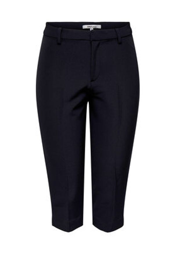 only - ONLY Spodnie capri Gitta 15349571 Czarny Slim Fit. Kolor: czarny. Materiał: syntetyk