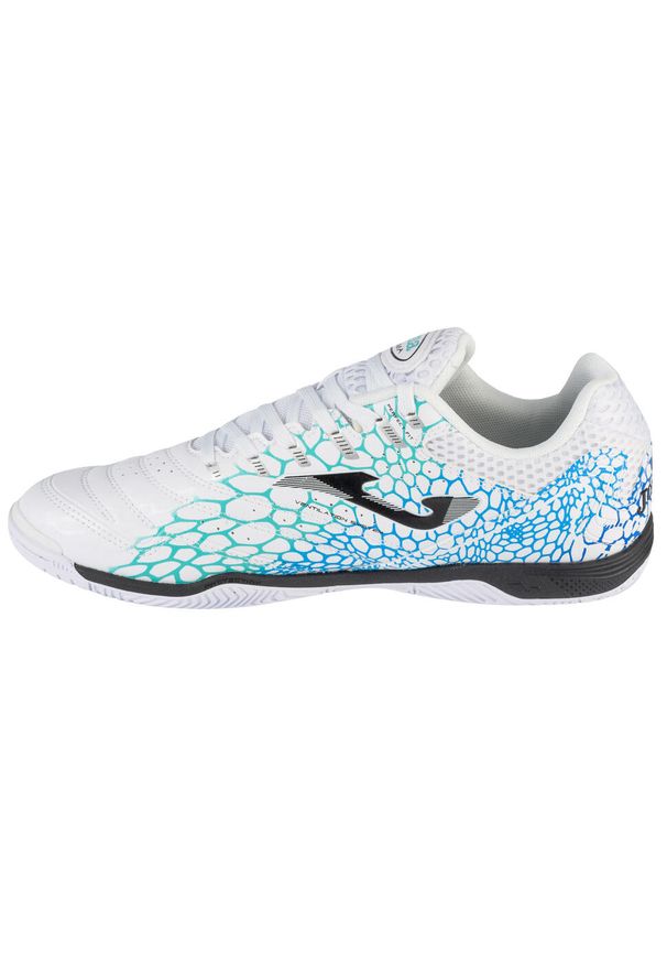 Joma - Buty halowe do piłki nożnej męskie, Maxima 25 MAXS IN. Kolor: biały. Materiał: materiał, syntetyk. Szerokość cholewki: normalna. Sport: piłka nożna