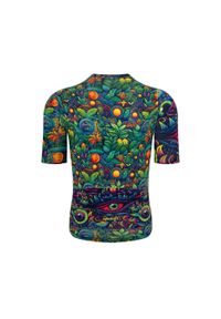 Koszulka rowerowa męska Quest Exotic. Wzór: kolorowy