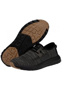 PRO BRANDS - Buty HEY DUDE 40140H Czarny. Kolor: czarny. Materiał: tkanina #1