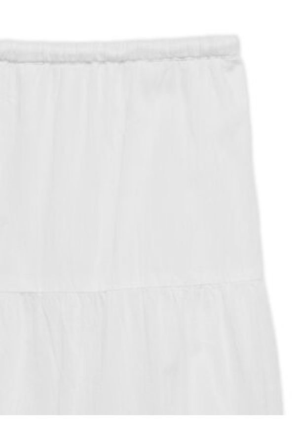 Vero Moda Spódnica maxi Sandy 10345282 Biały Regular Fit. Kolor: biały. Materiał: bawełna