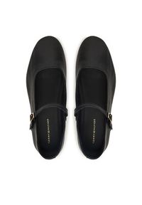 TOMMY HILFIGER - Tommy Hilfiger Baleriny SmooMaryjane FW0FW09152 Czarny. Kolor: czarny. Materiał: skóra #6