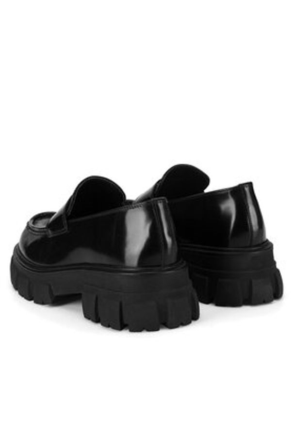 Badura Loafersy ELANA-01WI-002 Czarny. Kolor: czarny. Materiał: skóra, lakier