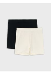 Sinsay - Bawełniane kolarki 2 pack - wielobarwny. Materiał: bawełna