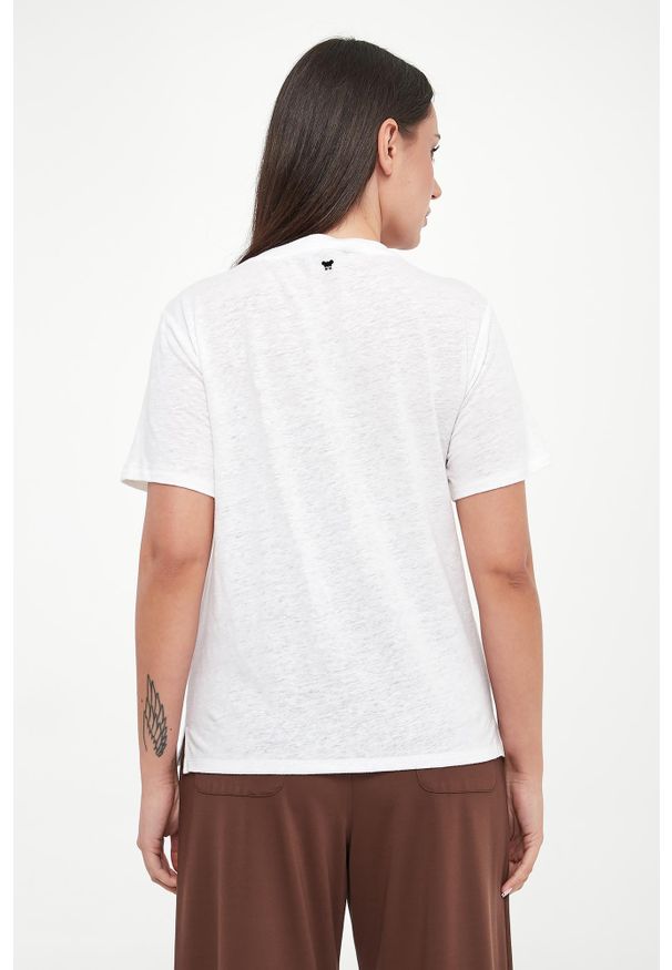 Weekend Max Mara - T-shirt lniany Pelota WEEKEND MAX MARA. Materiał: len