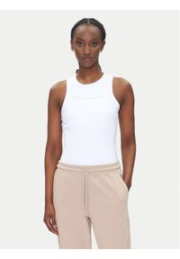 EA7 Emporio Armani Body 7W000338 AF12625 U0002 Biały Slim Fit. Kolor: biały. Materiał: syntetyk