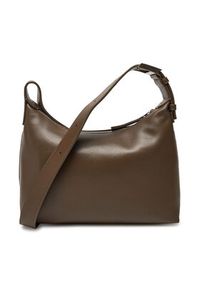 Calvin Klein Torebka Hardware Strap Medium Crossbody K60K613028 Brązowy. Kolor: brązowy. Materiał: skórzane #3