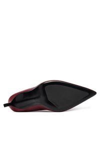 Calvin Klein Szpilki Ess Stiletto 90 HW0HW02608 Bordowy. Kolor: czerwony. Materiał: skóra. Obcas: na szpilce #4