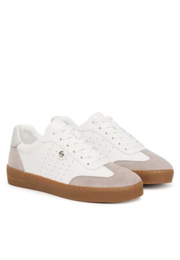 MICHAEL Michael Kors Sneakersy Scotty 43F4SCFS4L Biały. Kolor: biały. Materiał: skóra
