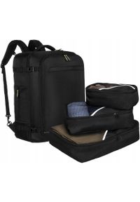 Plecak podróżny Peterson [DH] PTN PLG-05-T czarny. Kolor: czarny. Styl: casual, sportowy