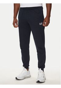 EA7 Emporio Armani Dres 8NPV60 PJVRZ 1562 Granatowy Regular Fit. Kolor: niebieski. Materiał: bawełna #5