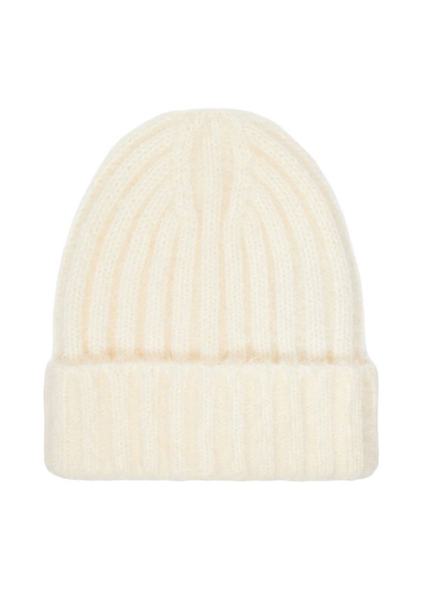 Nine West Czapka CEO-NW-W3-006-AW25 Écru. Materiał: poliester, materiał