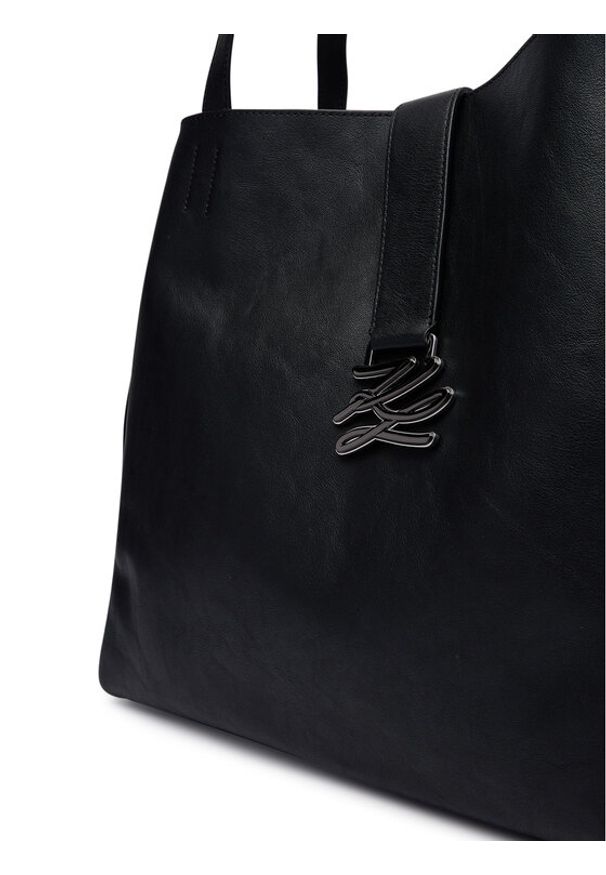 Karl Lagerfeld - KARL LAGERFELD Torebka B2W30258 Czarny. Kolor: czarny. Materiał: skórzane