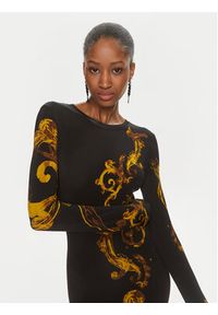 Versace Jeans Couture Sukienka codzienna 76HAO9P8 Czarny Slim Fit. Okazja: na co dzień. Kolor: czarny. Materiał: wiskoza. Typ sukienki: proste. Styl: casual #2