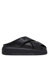 Love Moschino - LOVE MOSCHINO Sneakersy JA15555G0MIE0000 Czarny. Kolor: czarny. Materiał: skóra