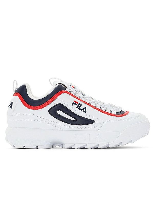 Fila Disruptor Cb low 1010575-01M. Zapięcie: pasek. Materiał: syntetyk, skóra. Szerokość cholewki: normalna. Wzór: aplikacja, haft. Sezon: lato