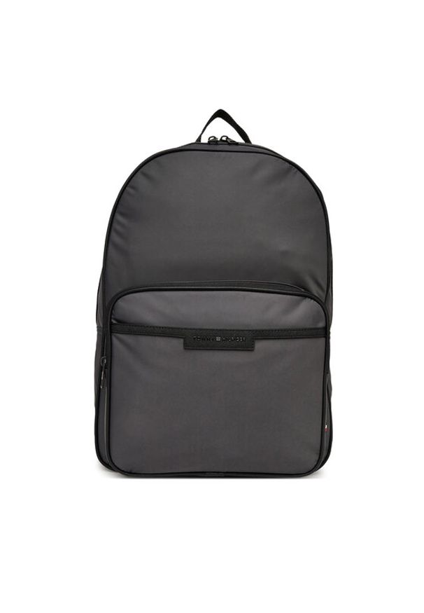 TOMMY HILFIGER - Tommy Hilfiger Plecak Th Repreve Backpack AM0AM13464 Szary. Kolor: szary. Materiał: materiał