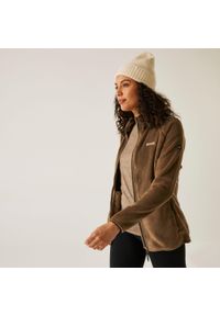 Regatta - Polar damski rozsuwany Lakara Fluffy. Kolor: brązowy. Materiał: polar. Sport: wspinaczka, turystyka piesza #1