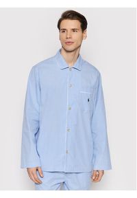 Polo Ralph Lauren Piżama 714514095001 Błękitny Regular Fit. Kolor: niebieski. Materiał: bawełna #11