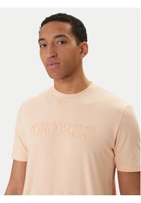 Guess T-Shirt Z2YI11 J1314 Pomarańczowy Regular Fit. Kolor: pomarańczowy. Materiał: bawełna #4