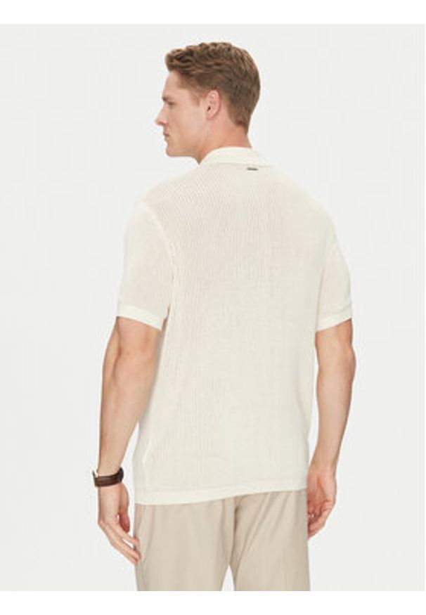 Marciano Guess Sweter 5GHR17 5861Z Beżowy Regular Fit. Kolor: beżowy. Materiał: jedwab, bawełna