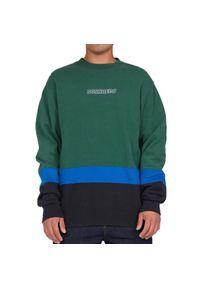 Bluza męskie DC Shoes Downing. Kolor: zielony. Materiał: bawełna, materiał. Sport: skateboard #1