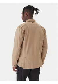 G-Star RAW - G-Star Raw Kurtka przejściowa 4 Pkt Overshirt D26429-D387 Beżowy Slim Fit. Kolor: beżowy. Materiał: bawełna #5