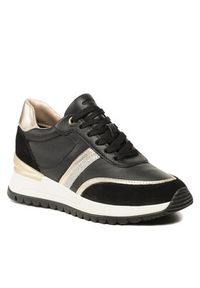 Geox Sneakersy D Desy A A D3500A 08522 C9999 Czarny. Kolor: czarny. Materiał: skóra