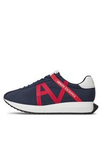 Armani Exchange Sneakersy XUX150 XV608 M651 Granatowy. Kolor: niebieski. Materiał: materiał #3