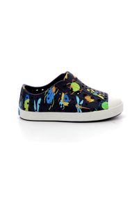 Native Shoes - Buty miejskie dziecięce NATIVE JEFFERSON PRINT CHILD. Kolor: niebieski. Wzór: nadruk. Sport: turystyka piesza