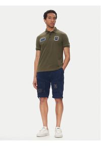 Aeronautica Militare Szorty jeansowe 251BE252CT3507 Granatowy Regular Fit. Kolor: niebieski. Materiał: bawełna