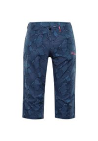 ALPINE PRO - Spodnie 3/4 Alpine Pro Kadeka dla kobiet - Wygodne i lekkie. Kolor: zielony. Materiał: elastan, poliester
