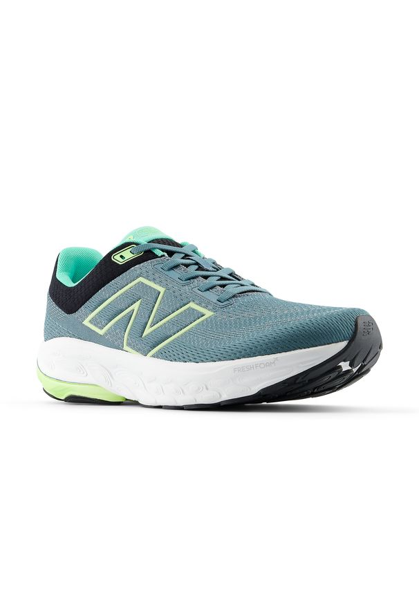 Buty męskie New Balance Fresh Foam 860 v14 M8602LU – zielone. Kolor: zielony. Materiał: syntetyk, materiał. Szerokość cholewki: normalna. Sport: fitness