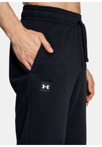 Spodnie męskie Under Armour Rival Fleece Joggers (1357128-001). Kolor: czarny. Sport: fitness #4